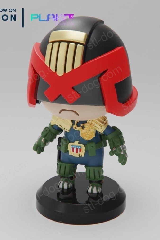 特警判官 Chibi 3D打印图纸